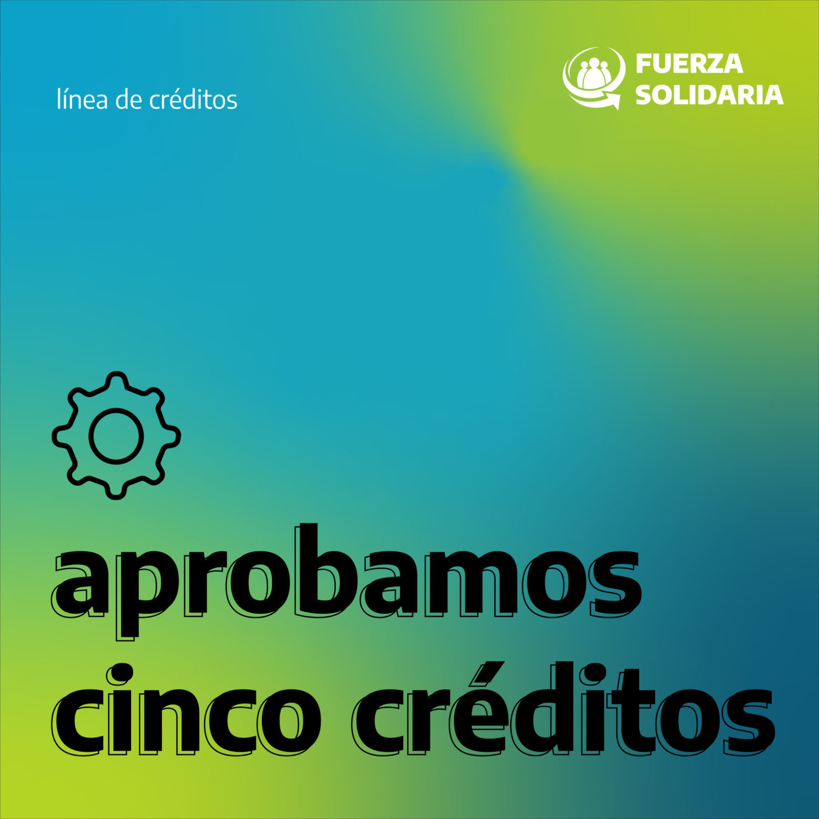 FUERZA SOLIDARIA APROBÓ 5 NUEVOS CRÉDITOS