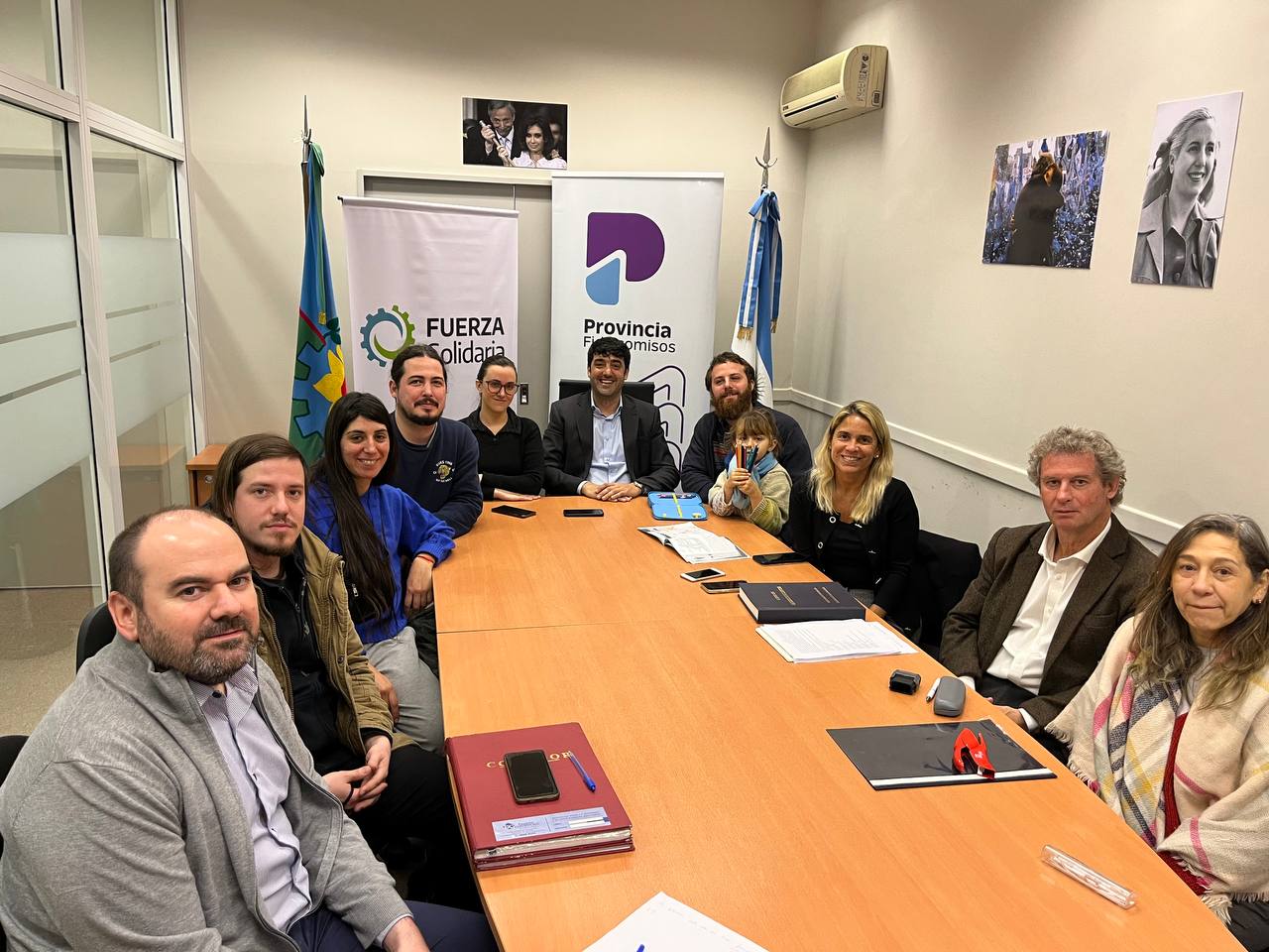 FUERZA SOLIDARIA FIRMÓ 3 NUEVOS DESEMBOLSOS