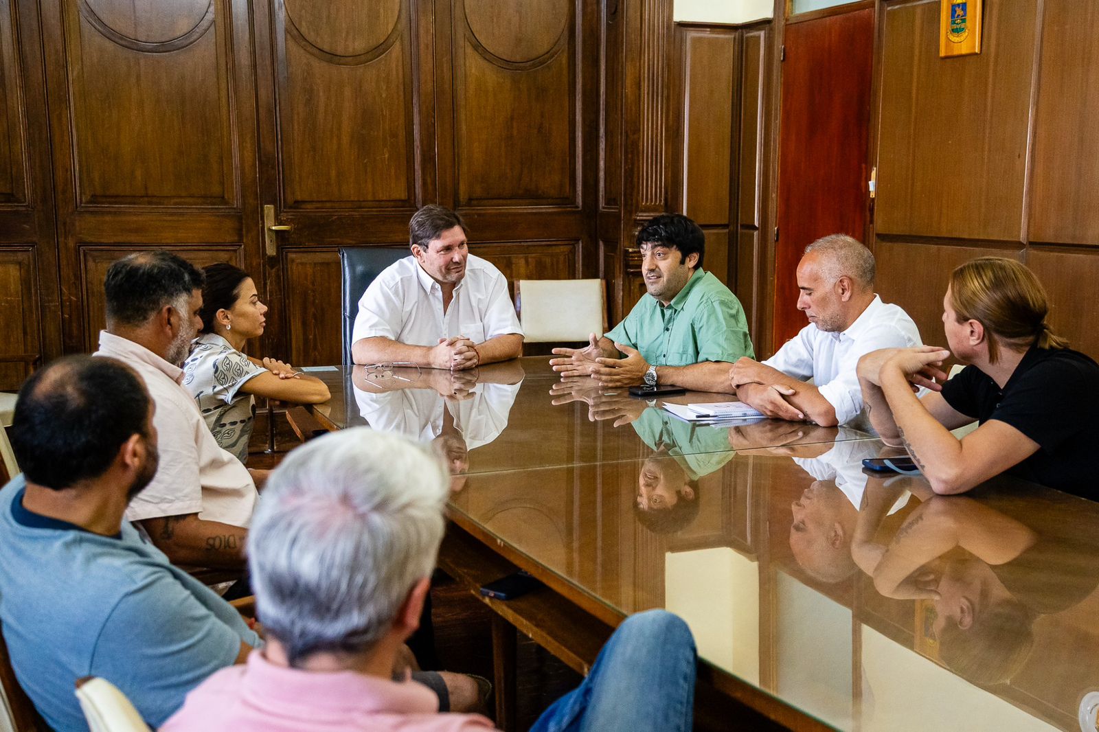 ENCUENTRO CON INSTITUCIONES DE LA COMUNIDAD EN LAS FLORES